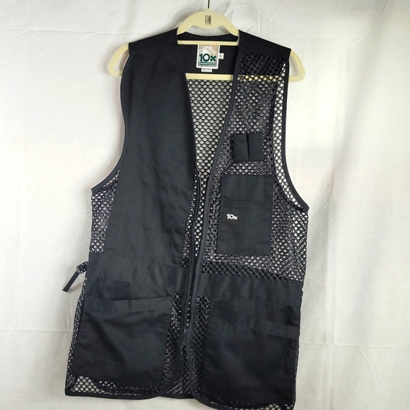 X Jackets Coats 10x Mens Black Mesh 